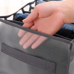 Botes De Rangement Pliables Pour Jeans, Organiseur De Placard, Diviseur De Tiroir, T-shirt, Sous-vêtements,SN0596 -Promos Matériel Boutique 78766860 5