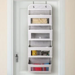 Sac De Rangement Suspendu En Tissu Non Tissé, Sac De Rangement Suspendu Pour Porte Murale Dans Le Salon Chambre à Coucher Cuisine Pour Jouets Cosmétiques Ustensiles De Cuisine,printing32x11x98cm -Promos Matériel Boutique 78767473 4