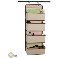 Sac De Rangement Suspendu En Tissu Non Tissé, Sac De Rangement Suspendu Pour Porte Murale Dans Le Salon Chambre à Coucher Cuisine Pour Jouets Cosmétiques Ustensiles De Cuisine,printing32x11x98cm -Promos Matériel Boutique 78767473 5