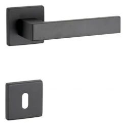 THIRARD - Paire De Béquilles Zibel Pour Porte, Carré 7mm, Noir Mat -Promos Matériel Boutique 79067652 3