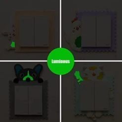 4 PièCes Sticker Mural Interrupteur,Stickers Muraux Lumineux Fluorescents,Forme De Dessin Animé Animal, DéCorer La Prise D'Interrupteur De La Chambre Des Enfants, 8 4 PièCes Sticker Mural Interrupteur,Stickers Muraux Lumineux Fluorescents,Forme De Dessin Animé Animal, DéCorer La Prise D'Interrupteur De La Chambre Des Enfants, -Promos Matériel Boutique 79207143 4