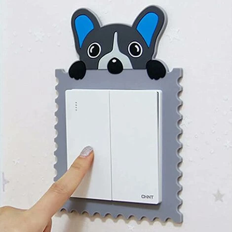 4 PièCes Sticker Mural Interrupteur,Stickers Muraux Lumineux Fluorescents,Forme De Dessin Animé Animal, DéCorer La Prise D'Interrupteur De La Chambre Des Enfants, 5 4 PièCes Sticker Mural Interrupteur,Stickers Muraux Lumineux Fluorescents,Forme De Dessin Animé Animal, DéCorer La Prise D'Interrupteur De La Chambre Des Enfants, – Image 5