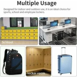 Cadenas à Combinaison De 4 Chiffres 4 Pack Cadenas à Code Rrure à Combinaison Robuste Pour Familles Ecoles Entreprises Casiers à Bagages Et Boîte à Outils JUNJUN 9 Cadenas à Combinaison De 4 Chiffres 4 Pack Cadenas à Code Rrure à Combinaison Robuste Pour Familles Ecoles Entreprises Casiers à Bagages Et Boîte à Outils JUNJUN -Promos Matériel Boutique 79332086 5