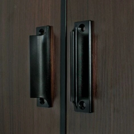 2 Pièces Poignée De Porte Coulissante, Aluminium Poignée Meuble, Poignee De Meuble Cuisine Noir, Disponible Pour Portes De Balcon, Portes Coulissantes, Tiroirs 4 2 Pièces Poignée De Porte Coulissante, Aluminium Poignée Meuble, Poignee De Meuble Cuisine Noir, Disponible Pour Portes De Balcon, Portes Coulissantes, Tiroirs – Image 4