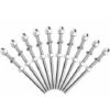 10 Pcs Tendeurs De Câbles Filetés Fendeur Câble Inox Garde Corps Câble Tendu Câble Inox Garde Corps Avec Écrou Joint Pour Systèmes Gréement Garde-Corps 1/8"