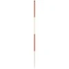 Jalon De Chantier 2m. Acier. Rond Pointu. Rouge/blanc
