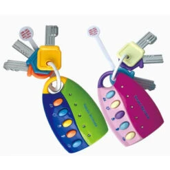 Jouets Pour Bébé Musique Clé De Voiture Son Télécommande Intelligente Voiture Voix Habillage Jeux Jouets éducatifs Pour Enfants Jouets De Musique Pour Bébé (sans Piles) 1pcs -Promos Matériel Boutique 80000335 4