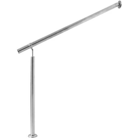 Rampe D'escalier En Acier Affiné 100cm Rambarde Main Courante Balustrade Escalier Pied De Support 3 Rampe D'escalier En Acier Affiné 100cm Rambarde Main Courante Balustrade Escalier Pied De Support – Image 3