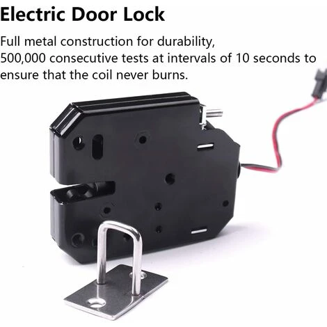 Serrure électronique Pour Armoire, Tiroir, Garde-manger - 12 V CC 3 Serrure électronique Pour Armoire, Tiroir, Garde-manger - 12 V CC – Image 3