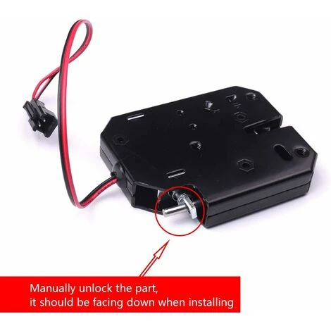 Serrure électronique Pour Armoire, Tiroir, Garde-manger - 12 V CC 4 Serrure électronique Pour Armoire, Tiroir, Garde-manger - 12 V CC – Image 4