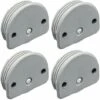 4x Chariot Pour Portes Coulissantes Linéaires à Enfoncer Ø34mm Plastique Gris Galet Armoire Placard Dressing Garniture Guidage Coulisse Rail