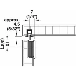4x Chariot Pour Portes Coulissantes Linéaires à Enfoncer Ø34mm Plastique Gris Galet Armoire Placard Dressing Garniture Guidage Coulisse Rail -Promos Matériel Boutique 80710090 3