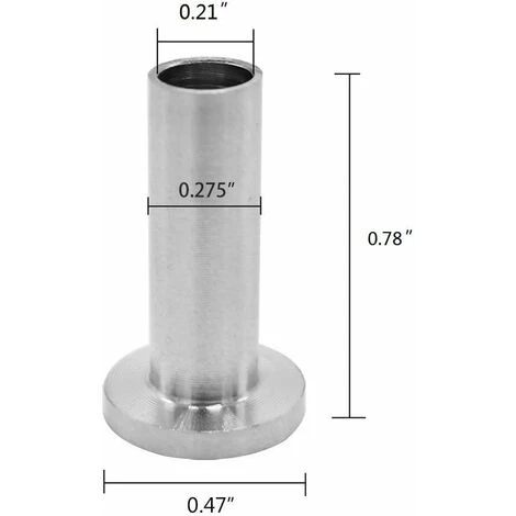 MINKUROW 20 Pcs Manchons De Protection En Acier Inoxydable Pour Garde-Corps De Câble 1/8 Pouce 5/32 Pouce 3/16 Pouce Poteaux En Bois, Balustrade De Bricolage 2 MINKUROW 20 Pcs Manchons De Protection En Acier Inoxydable Pour Garde-Corps De Câble 1/8 Pouce 5/32 Pouce 3/16 Pouce Poteaux En Bois, Balustrade De Bricolage – Image 2