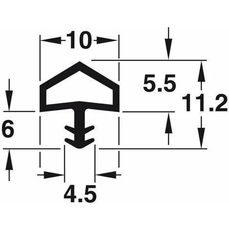 Joint D'isolation Pour Portes Intérieures Feuillure 10mm Hauteur 5,5mm Calfeutrage Rainure Garniture Isolant Protection Rénovation Etanchéité Economie Profil Thermique Flexible Souple, PVC Marron Fonc 2 Joint D'isolation Pour Portes Intérieures Feuillure 10mm Hauteur 5,5mm Calfeutrage Rainure Garniture Isolant Protection Rénovation Etanchéité Economie Profil Thermique Flexible Souple, PVC Marron Fonc – Image 2