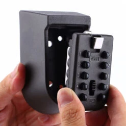 Boîte à Clé Sécurisée à Code - Intérieur Et Extérieur - 10 Combinaisons - En Zinc Et Aluminium - 10,7 X 6,5 Cm -Promos Matériel Boutique 81923193 4