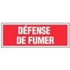 Panneaux D'interdictions Rectangulaires 330x120mm ''Défense De Fumer'' - NOVAP - 4140100