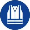 Panneaux D’obligations Ronds 300mm ''Port Du Gilet Réfléchissant'' - NOVAP - 4063508