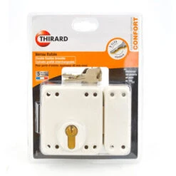 Verrou De Porte Haute Sécurité Rafale Cylindre à Double Entrée 30x60 THIRARD -Promos Matériel Boutique 82430749 4