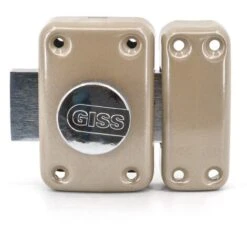 Verrou De Porte Haute Sécurité S'entrouvrant A Bouton Et Cylindre GISS Dimension - 45 Mm -Promos Matériel Boutique 82430772 4