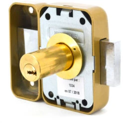 Verrou De Porte à Bouton Haute Sécurité 45 Mm Carte De Propriété Et Clés Réversibles -Promos Matériel Boutique 82430782 3