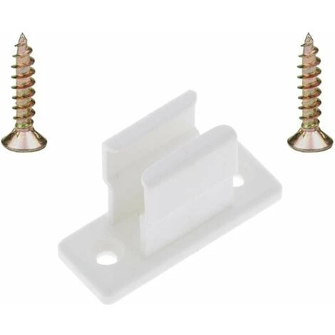 Clip Bloqueur De Manivelle Volet Roulant Blanc Support Guide Manette Plastique 13mm Universel Fenêtre Mur à Visser -Promos Matériel Boutique 82624336 1