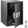 VEVOR Coffre-Fort Digital 65 L En Acier Au Carbone Coffre-Fort Electronique 2 Kits De Code Et 2 Cles Coffre-Fort De Securite Antivol Coffre-Fort Cle Et Code Anti-Effraction Ignifuge Billet Bijou Arme