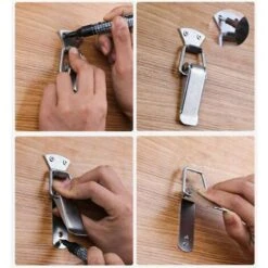 Aunrtb Attache Capot 12 Pièces, Fermeture à Levier, Loquet à Ressort,Loquet à Bascule Fermoir à Ressort Avec Crochet Fermeture à Ressort En Acier Inoxydable Pour Coffret, Boîte, Tiroir, Armoire -Promos Matériel Boutique 83038755 4