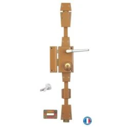 Serrurerie De Picardie - Serrure En Applique à Cylindre à Fouillot Pour Porte D'entrée, 3 Pts, Gauche, Bronze, 4 Clés 5 Serrurerie De Picardie - Serrure En Applique à Cylindre à Fouillot Pour Porte D'entrée, 3 Pts, Gauche, Bronze, 4 Clés -Promos Matériel Boutique 83680159 3