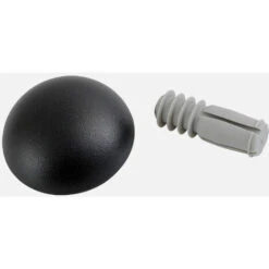 INOLINE - Embouts De Finition De Main Courante, Aluminium - Coloris Noir