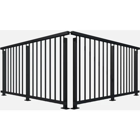 LYNEA - Kit D'angle Pour Garde-corps En Aluminium 3 LYNEA - Kit D'angle Pour Garde-corps En Aluminium – Image 3