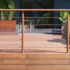 Supports De Fixation Pour Panneau De Protection - Coloris Terracota -Promos Matériel Boutique 83689398 4