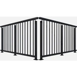 LYNEA - Poteau De Garde-corps Aluminium -Promos Matériel Boutique 83689420 4