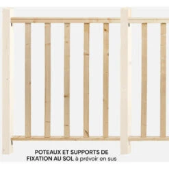 CITY - Kit De Remplissage Pour Garde-corps 2m En Bois -Promos Matériel Boutique 83689447 5