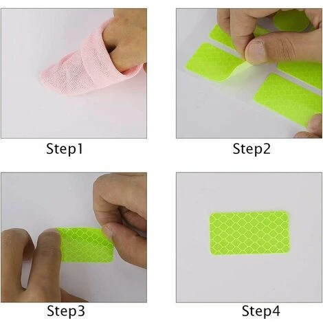 42 Pièces Sticker Reflechissant Casque Velo,Bande ,Autocollants Réfléchissants Pour Vélos,Casques 5 42 Pièces Sticker Reflechissant Casque Velo,Bande ,Autocollants Réfléchissants Pour Vélos,Casques – Image 5