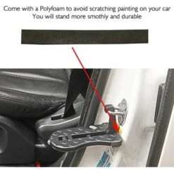 2pcs Seuil De Porte De Voiture, Marchepied De Porte De Véhicule Pliable Avec Marteau De Sécurité -Promos Matériel Boutique 83864863 4