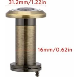 Judas De Porte, 200°judas Laiton Avec Cache De Surveillance Pour Un Montage Dans Des Vantaux De Porte De 35 Mm-60 Mm(1pcs,Noir) -Promos Matériel Boutique 83873478 5