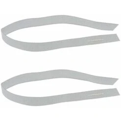 2x Sangle D'attache Tablier De Volet Roulant 20 X 450mm Réglable Ajustable En Polyester Tissé Gris Universelle Tube Enroulement Volet Fenêtre Store Manette Fixation Finition