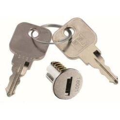 Barillet De Remplacement Pour Serrures LEHMANN Avec 2 Clés Métalliques Profil B1 Insert Cylindre Porte Boîte Aux Lettres Meuble Noyau Verrou Fermeture Sécurité, Série 18201 - 18300