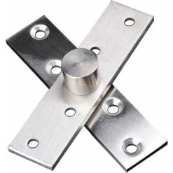 Charnières De Porte 4 Pièces Charnières Pivotantes, Charnières De Porte En Acier Inoxydable, Charnières Rotatives à 360 Degrés 75 X 17 Mm Argent, Pour Porte, Fenêtre, Placard -Promos Matériel Boutique 85347461 3