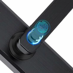 Serrure De Porte électronique WiFi APP Mot De Passe Serrures De Porte Biométriques Intelligentes à Empreintes Digitales Serrure De Porte D'htel à Domicile Sans Clé Numérique -Promos Matériel Boutique 85352841 5
