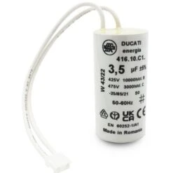 Condensateur 3,5 UF, Connecteurs, Pour Moteur De Volet Roulant Bubendorff, Ducati