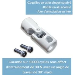 Joint De Cardan, Blanc, Diamètre 12 Mm, Volet Roulant à Manivelle -Promos Matériel Boutique 85428030 5