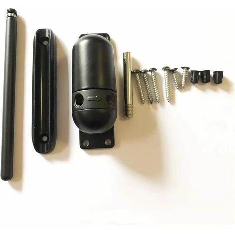 Ferme-porte, Mini Gate Et écran Ferme-porte, Surface Mounted Automatique Réglable à Ressort De Fermeture De Porte (black) 2 Ferme-porte, Mini Gate Et écran Ferme-porte, Surface Mounted Automatique Réglable à Ressort De Fermeture De Porte (black) – Image 2