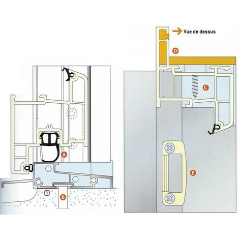 Seuil Pour Porte PVC OLT-L2 BILCOCQ - PVC Blanc - 6.03 M - OLT-L2 2 Seuil Pour Porte PVC OLT-L2 BILCOCQ - PVC Blanc - 6.03 M - OLT-L2 – Image 2