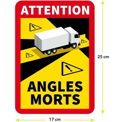 Adhésif Angles Morts Lot De 10 Spécial Camion Réglementation : Angle Mort Autocollants 2 Adhésif Angles Morts Lot De 10 Spécial Camion Réglementation : Angle Mort Autocollants – Image 2