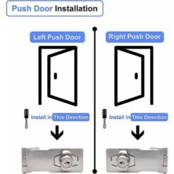 Cadenas Loquet De Porte En Acier Inoxydable Moraillon Cadenas Verrou Porte Chambre Hasp Fermoir Verrou De Porte De Portail Verrou Pour Portes Armoire Tiroir Placard-Argent 4 Pouces -Promos Matériel Boutique 85786746 4