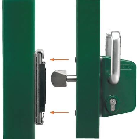 Serrure Portail Coulissant Inox LOCINOX Profil 40 - LSKZ4040 U2L 1 Serrure Portail Coulissant Inox LOCINOX Profil 40 - LSKZ4040 U2L