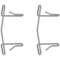 2x Embout Clip Guidage De Lame De Volet Roulat En Acier Coulisse Maintien Treuil Fenêtre Store Ouverture Fermeture Tablier, Pour Lame PVC 37mm