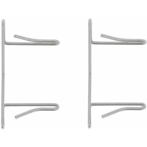 2x Embout Clip Guidage De Lame De Volet Roulat En Acier Coulisse Maintien Treuil Fenêtre Store Ouverture Fermeture Tablier, Pour Lame PVC 37mm 2 2x Embout Clip Guidage De Lame De Volet Roulat En Acier Coulisse Maintien Treuil Fenêtre Store Ouverture Fermeture Tablier, Pour Lame PVC 37mm – Image 2