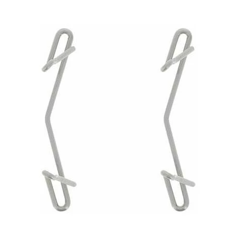 2x Embout Clip Guidage De Lame De Volet Roulat En Acier Coulisse Maintien Treuil Fenêtre Store Ouverture Fermeture Tablier, Pour Lame PVC 37mm 3 2x Embout Clip Guidage De Lame De Volet Roulat En Acier Coulisse Maintien Treuil Fenêtre Store Ouverture Fermeture Tablier, Pour Lame PVC 37mm – Image 3